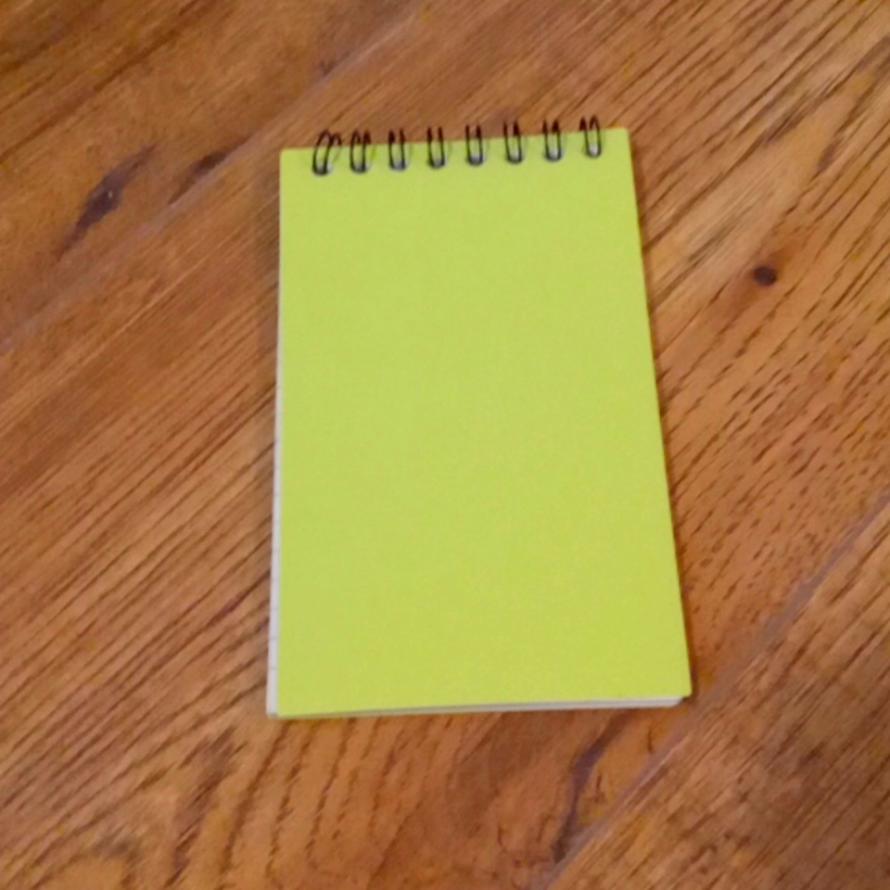 Green note book